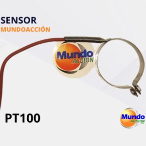 Sensor de temperatura con abrazadera PT100